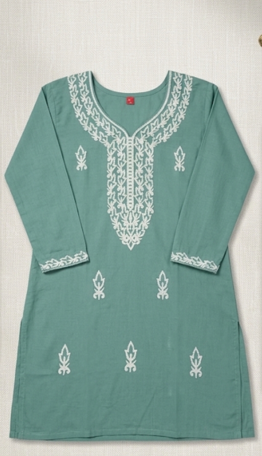 Blue disinger regular use kurti 