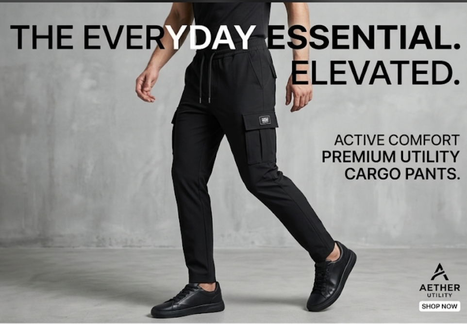 ✨ Men’s Black Casual Jogger Pants ✨