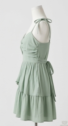 Sage Green Women’s Mini Dress ✨