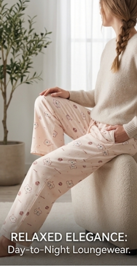 ✨ Women’s Printed Cotton Lounge Pants ✨
