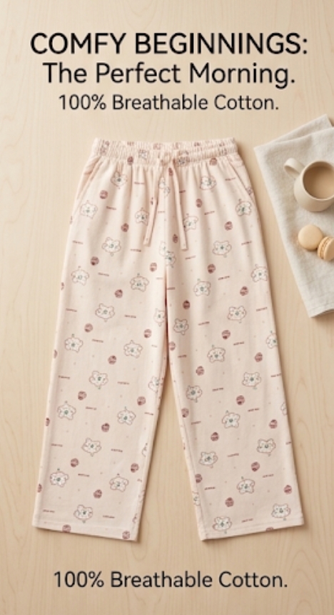 ✨ Women’s Printed Cotton Lounge Pants ✨