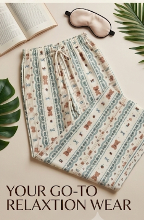 ✨ Women’s Printed Lounge Pants – Comfort Meets Style ✨
